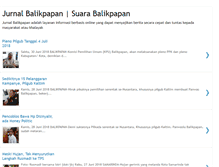 Tablet Screenshot of jurnalbalikpapan.com